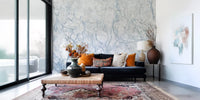 Arctic Veined Marble Texture Wall Mural