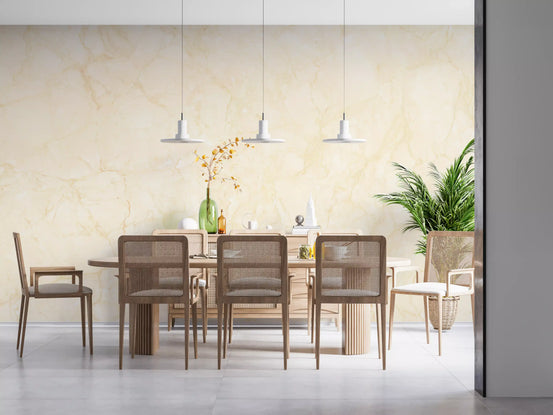 Cream Marble Vein Texture Wall Mural