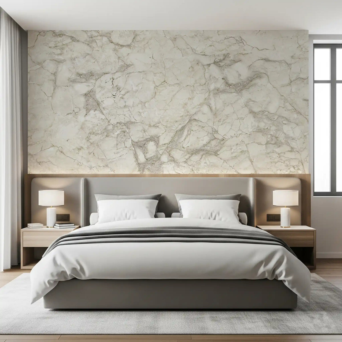 Cream Stone Marble Texture Wall Mural