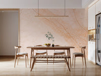 Soft Peach Marble Stone Wall Mural