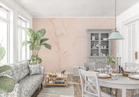 Blush Marble Vein Stone Wall Mural