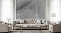 Monochromatic Grey Marble Slab Wall Mural