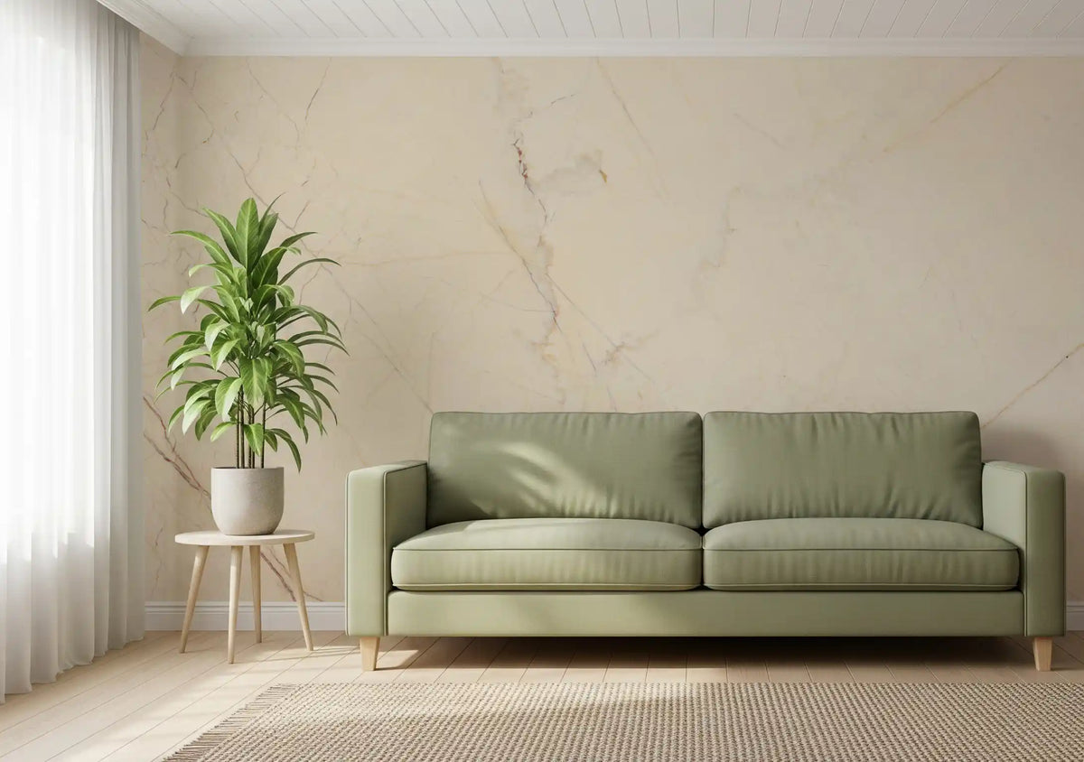 Cream Marble Stone Texture Wall Mural
