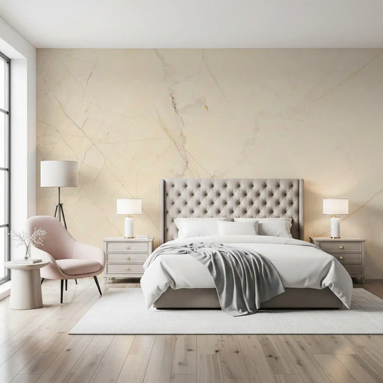 Cream Marble Stone Texture Wall Mural