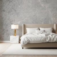 Classic Light Gray Stone Marble Wall Mural