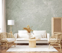 Serene Sage Marble Texture Wall Mural