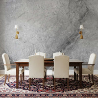 Minimalist Grey Marble Slab Wall Mural