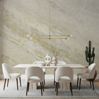 Cream and Sand Marble Vein Wall Mural