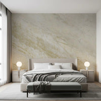 Cream and Sand Marble Vein Wall Mural