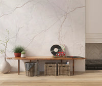 Subtle Rose Veined Marble Wall Mural