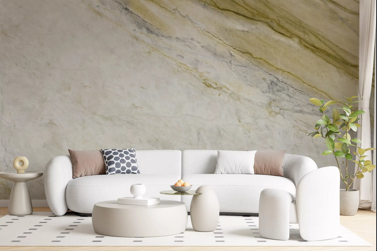 Golden Vein Marble Texture Wall Mural