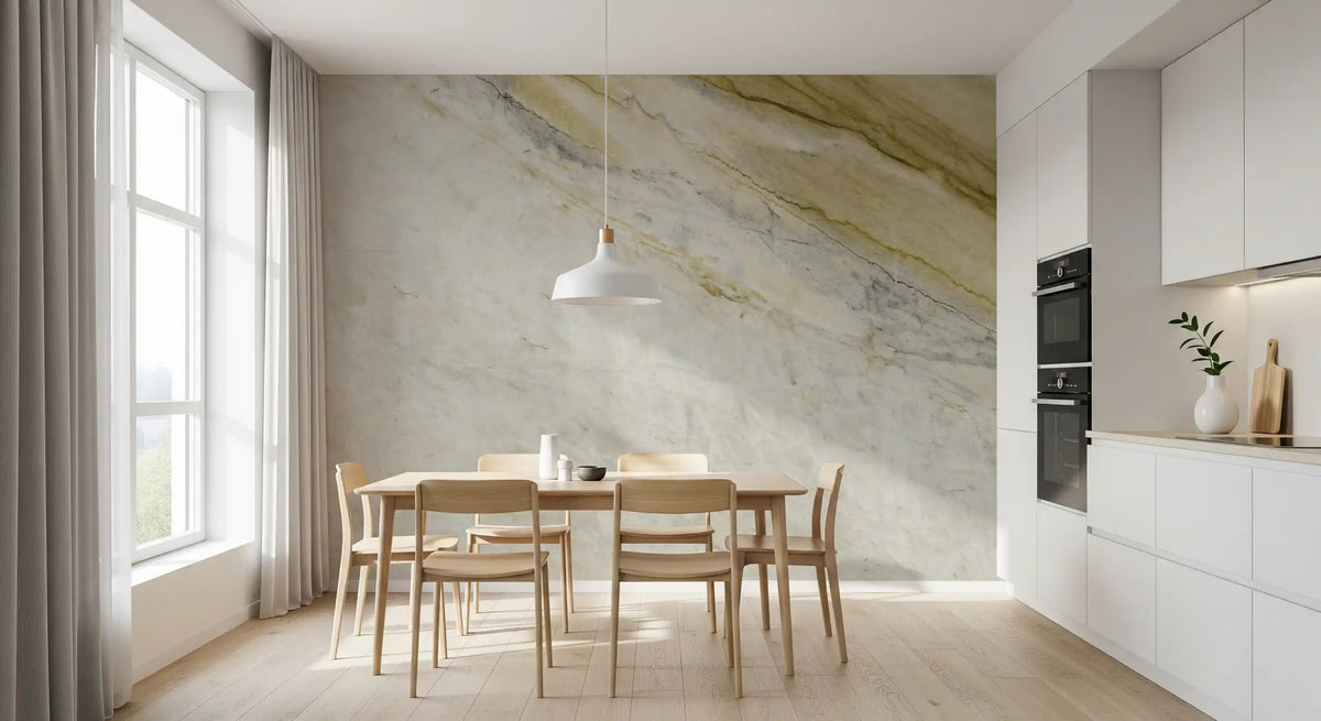 Golden Vein Marble Texture Wall Mural