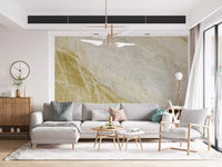 Golden Veined Stone Texture Wall Mural