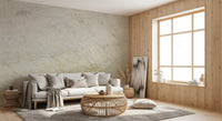 Cream Honed Stone Texture Wall Mural