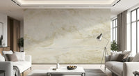 Cream and Gold Marble Vein Wall Mural