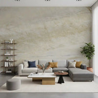 Serene Cream Marble Stone Texture Wall Mural