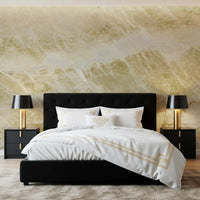 Golden Vein Natural Stone Wall Mural