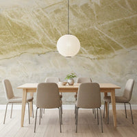 Golden Veined Stone Slab Wall Mural