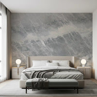 Cool Grey Marble Vein Wall Mural