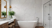 Subtle Blush Marble Veining Wall Mural