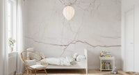 Blush Veined Marble Stone Wall Mural