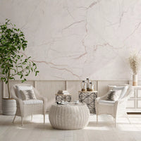 Minimalist Soft Blush Stone Wall Mural