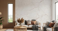 Minimalist Soft Blush Stone Wall Mural