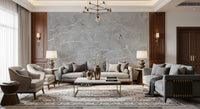 Cool Grey Stone Texture Wall Mural