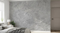 Minimalist Grey Marble Stone Texture Wall Mural