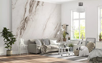Classic White Marble Vein Wall Mural