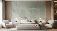 Serene Olive Stone Texture Wall Mural