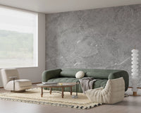 Minimalist Grey Stone Slab Texture Wall Mural
