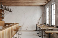 Creamy Italian Marble Slab Wall Mural