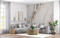 Classic White Marble Vein Texture Wall Mural