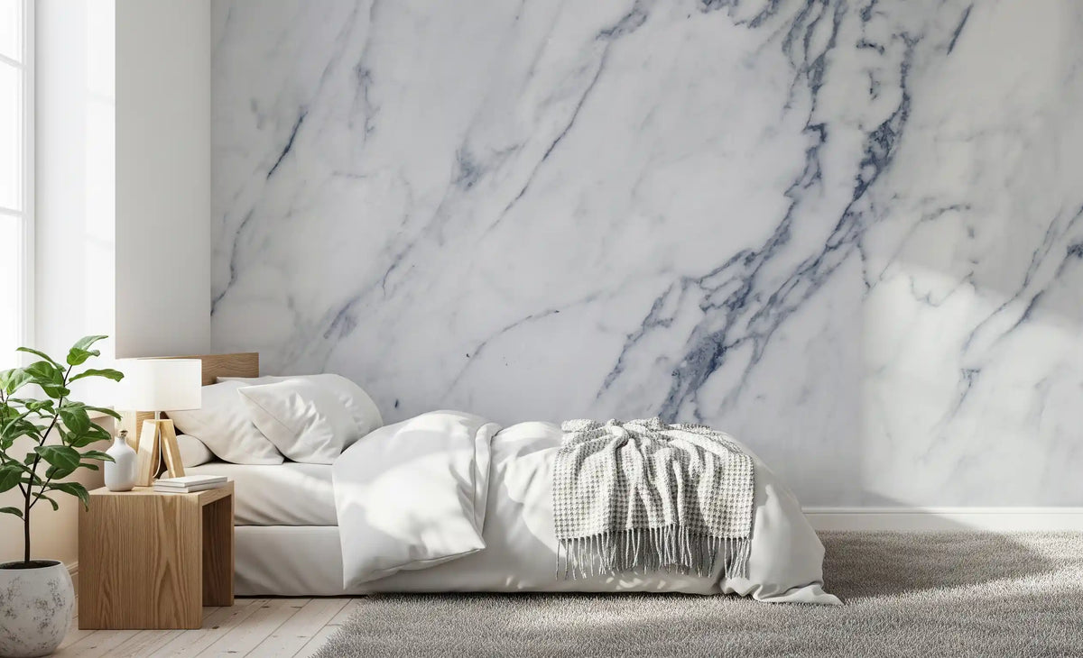 Classic Carrara Marble Vein Wall Mural