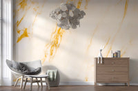 Gilded Vein Marble Wall Mural