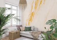 Gilded Vein Marble Wall Mural
