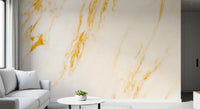 Gilded Marble Vein Wall Mural