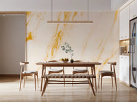 Gilded Marble Vein Wall Mural