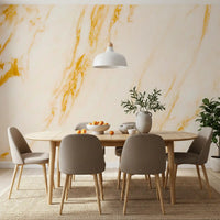 Gilded Marble Vein Wall Mural