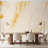 Gilded Marble Vein Wall Mural