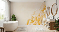 Golden Vein Marble Surface Wall Mural