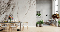 Classic White Marble Veining Wall Mural