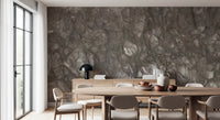 Textured Mocha Stone Slab Wall Mural