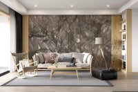 Organic Earth Tones Marble Texture Wall Mural