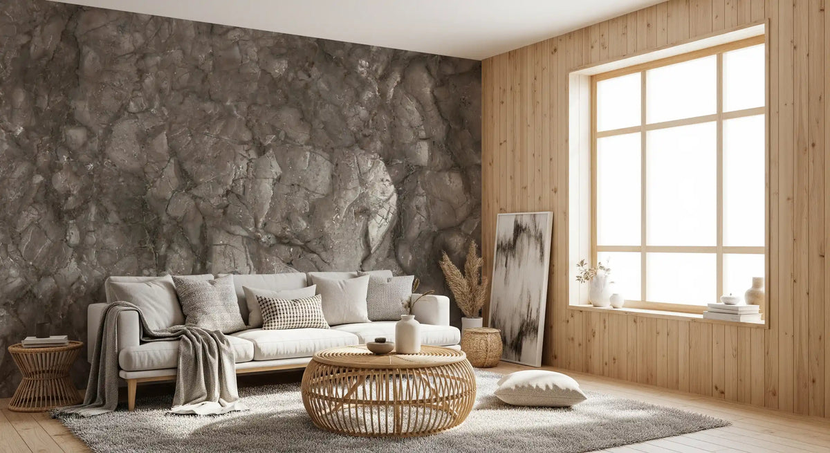 Weathered Stone Texture Wall Mural