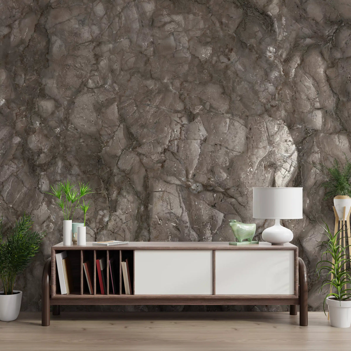 Weathered Stone Texture Wall Mural