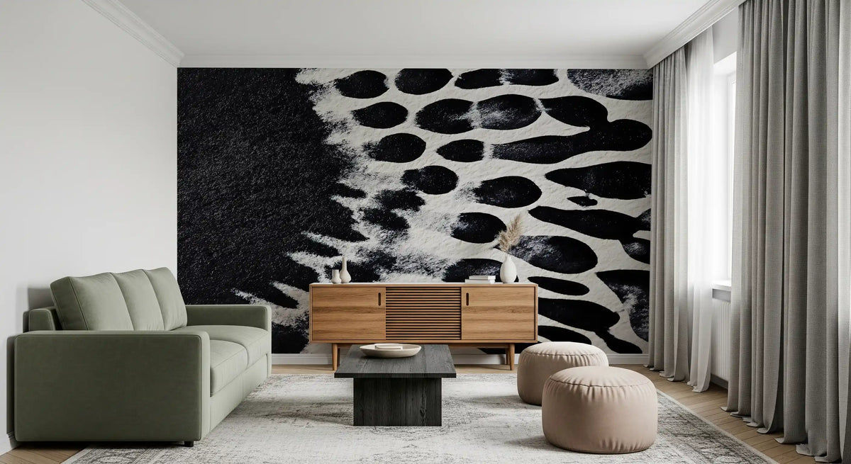 Ink Blot Abstract Wall Mural