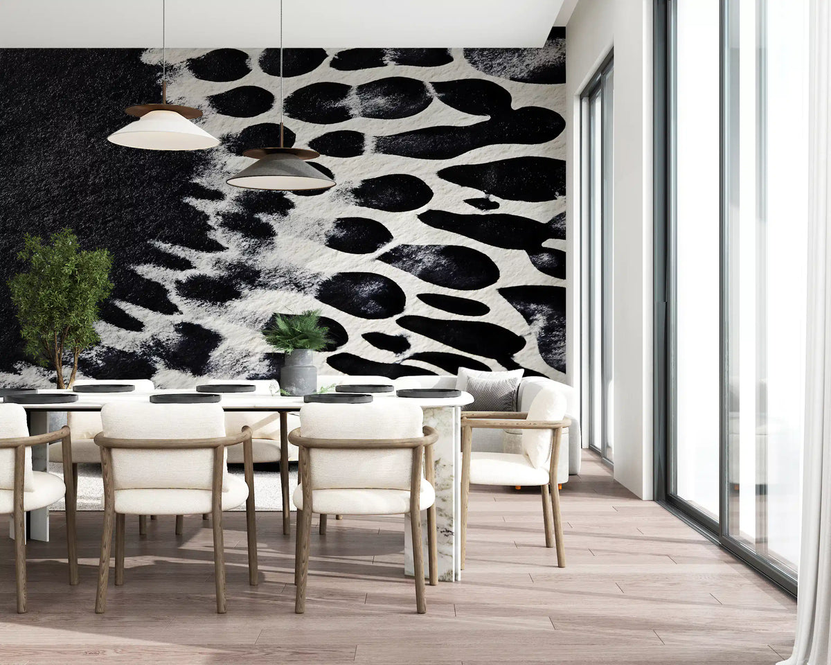 Ink Blot Abstract Wall Mural