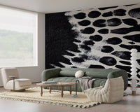 Ink Blot Abstract Wall Mural